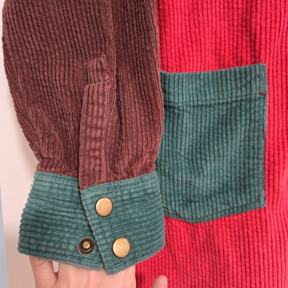 NEW FREE PEOPLE Color Me Cord Dress - Picture 6 of 7